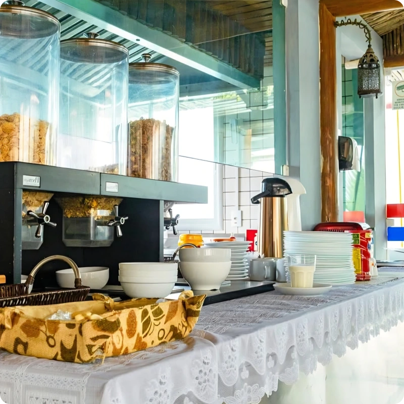 Estrutura interna do hotel